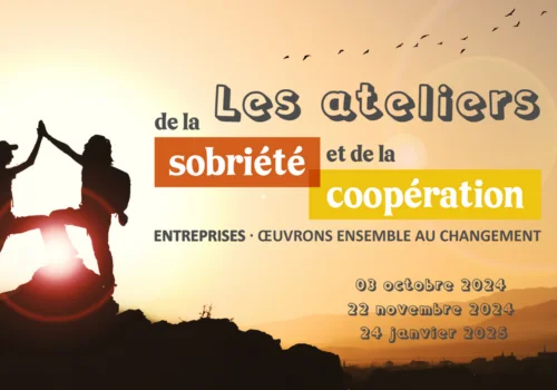 Visuel des ateliers de la sobriété et de la coopération